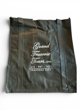Black Tote Bag-Grand Traverse Tours